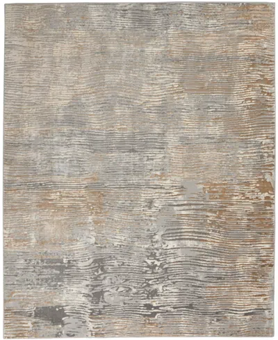 Nourison Home Solace Sla01 8'x10' Area Rug In Gray,beige