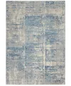 Nourison Home Solace Sla02 5'3"x7'3" Area Rug In Ivory,gray