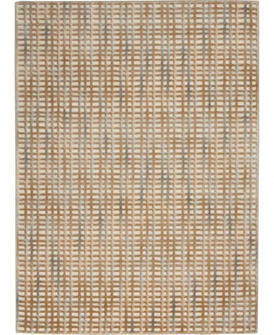 Nourison Home Solace Sla04 5'3"x7'3" Area Rug In Beige