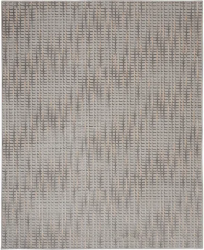 Nourison Home Solace Sla04 8'x10' Area Rug In Gray,beige