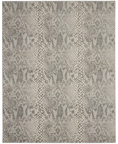 Nourison Home Solace Sla06 8'x10' Area Rug In Ivory,gray