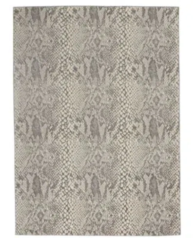 Nourison Home Solace Sla06 Rug Collection In Ivory,gray