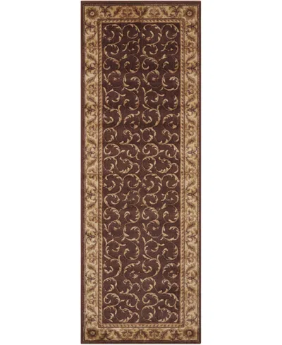 Nourison Home Somerset St02 2'x5'9" Runner Area Rug In Brown