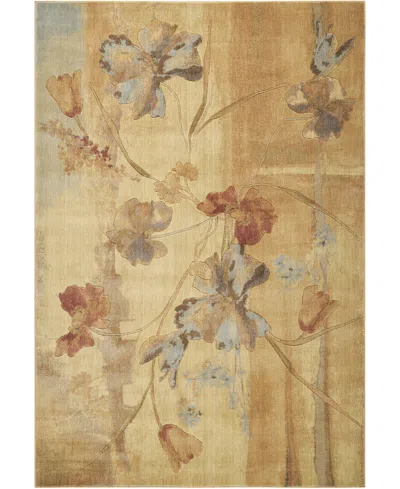 Nourison Home Somerset St18 6'7"x9'7" Area Rug In Beige