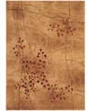 Nourison Home Somerset St74 6'7"x9'7" Area Rug In Latte