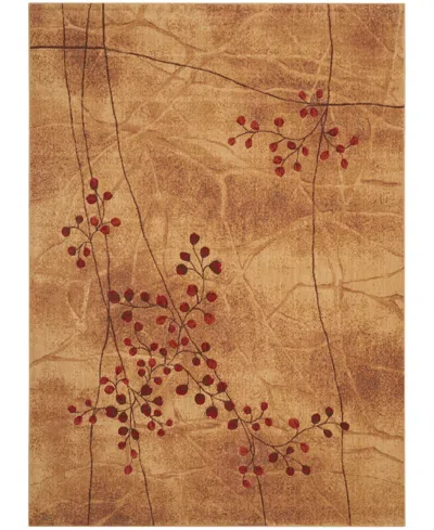 Nourison Home Somerset St74 6'7"x9'7" Area Rug In Latte