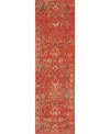 Nourison Home Somerset St90 2'3"x8' Runner Area Rug In Brick