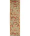 Nourison Home Somerset St90 2'x5'9" Runner Area Rug In Light Green