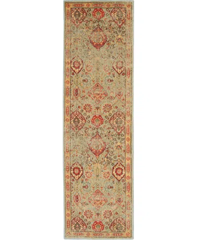 Nourison Home Somerset St90 2'x5'9" Runner Area Rug In Light Green
