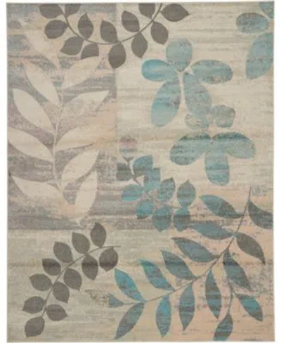 Nourison Home Tranquil Tra01 Rug Collection In Ivory,mist