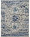 Nourison Home Tranquil Tra06 7'x10' Area Rug In Ivory,mist