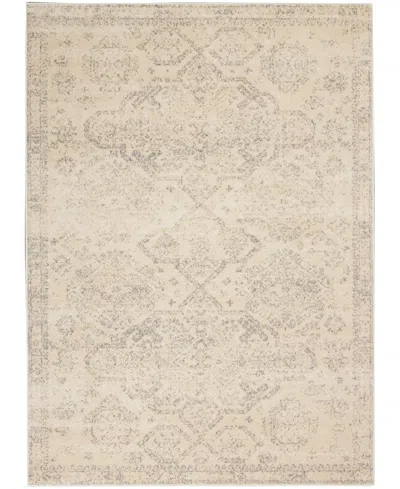 Nourison Home Tranquil Tra13 4'x6' Area Rug In Beige,gray