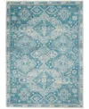 Nourison Home Tranquil Tra13 6'x9' Area Rug In Mist,ivory