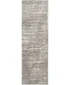 Nourison Home Trends Sut01 2'2"x7'6" Runner Area Rug In Ivory,gray
