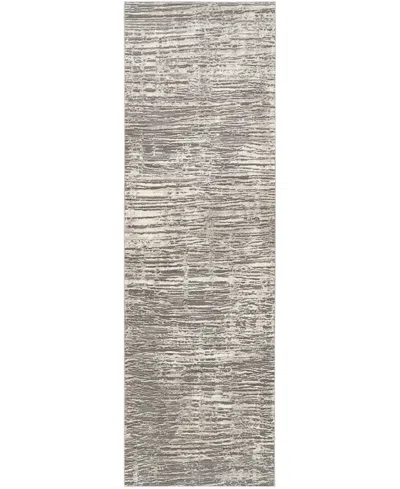 Nourison Home Trends Sut01 2'2"x7'6" Runner Area Rug In Ivory,gray