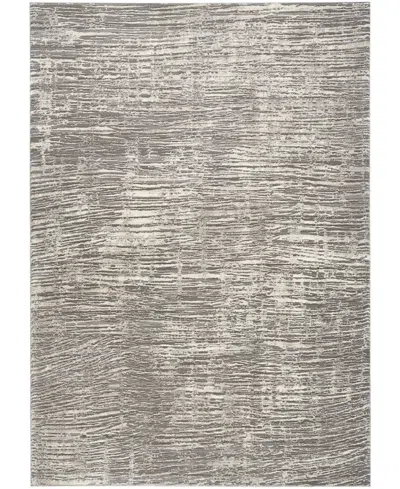 Nourison Home Trends Sut01 5'3"x7'3" Area Rug In Ivory,gray