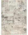Nourison Home Trends Sut04 7'10"x9'10" Area Rug In Beige,gray