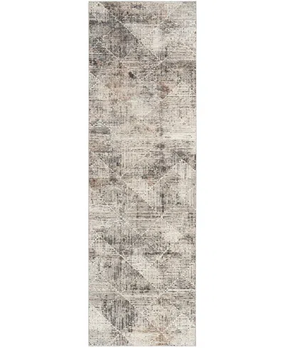 Nourison Home Trends Sut08 2'2"x7'6" Runner Area Rug In Ivory