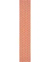 Nourison Home Twist Reversible Tws01 2'2"x10' Runner Area Rug In Coral