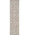 Nourison Home Twist Reversible Tws01 2'2"x8' Runner Area Rug In Gray