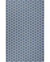Nourison Home Twist Reversible Tws01 4'x6' Area Rug In Blue