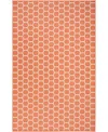 Nourison Home Twist Reversible Tws01 5'x7' Area Rug In Coral