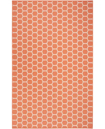 Nourison Home Twist Reversible Tws01 5'x7' Area Rug In Coral