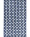 Nourison Home Twist Reversible Tws01 6'x9' Area Rug In Navy