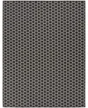 Nourison Home Twist Reversible Tws01 8'x10' Area Rug In Black