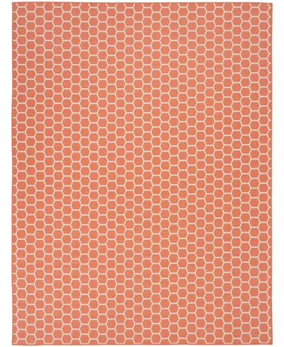 Nourison Home Twist Reversible Tws01 8'x10' Area Rug In Coral