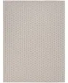 Nourison Home Twist Reversible Tws01 8'x10' Area Rug In Gray