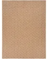 Nourison Home Twist Reversible Tws01 8'x10' Area Rug In Taupe