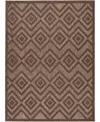 Nourison Home Versatile Nrv01 4'x6' Area Rug In Brown
