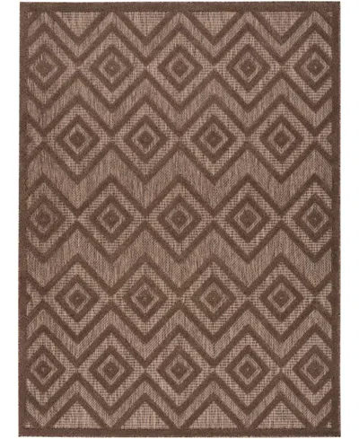 Nourison Home Versatile Nrv01 4'x6' Area Rug In Brown