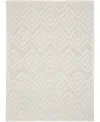 Nourison Home Versatile Nrv01 4'x6' Area Rug In Ivory,white