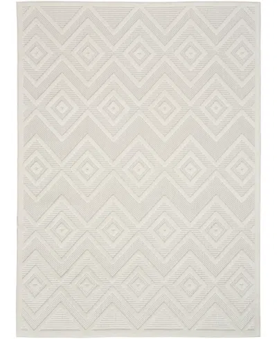 Nourison Home Versatile Nrv01 4'x6' Area Rug In Ivory,white