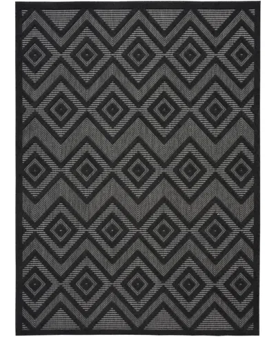 Nourison Home Versatile Nrv01 5'x7' Area Rug In Charcoal