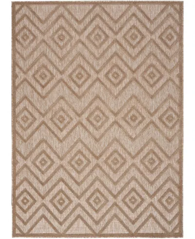 Nourison Home Versatile Nrv01 5'x7' Area Rug In Taupe