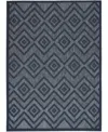 Nourison Home Versatile Nrv01 6'x9' Area Rug In Navy,blue