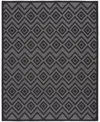 Nourison Home Versatile Nrv01 7'x10' Area Rug In Charcoal