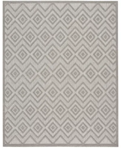 Nourison Home Versatile Nrv01 8'x10' Area Rug In Silver