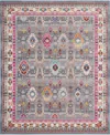 Nourison Home Vintage Kashan Vka05 7'10"x9'10" Area Rug In Gray,multi