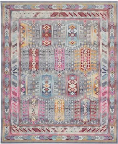 Nourison Home Vintage Kashan Vka06 Rug Collection In Gray,multi