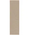 Nourison Home Washable Solutions Wsl01 2'2"x8' Runner Area Rug In Taupe