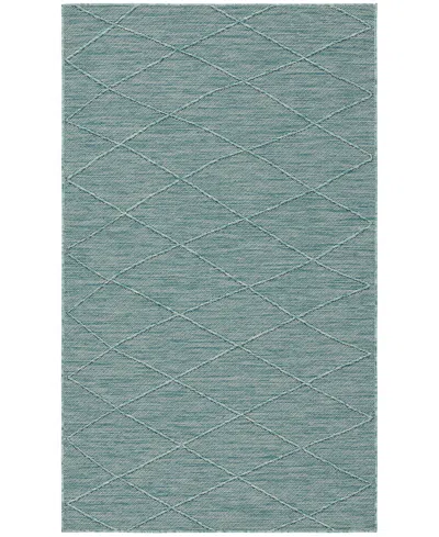 Nourison Home Washable Solutions Wsl01 3'x5' Area Rug In Aqua
