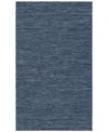 Nourison Home Washable Solutions Wsl01 3'x5' Area Rug In Navy,blue