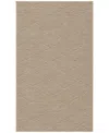 Nourison Home Washable Solutions Wsl01 3'x5' Area Rug In Taupe