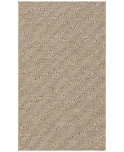 Nourison Home Washable Solutions Wsl01 3'x5' Area Rug In Taupe
