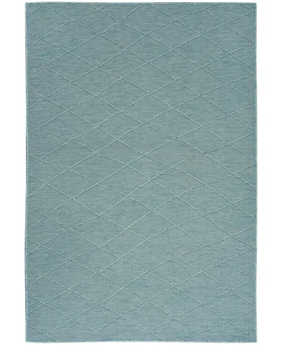 Nourison Home Washable Solutions Wsl01 5'x7' Area Rug In Aqua