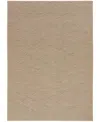 Nourison Home Washable Solutions Wsl01 5'x7' Area Rug In Brown